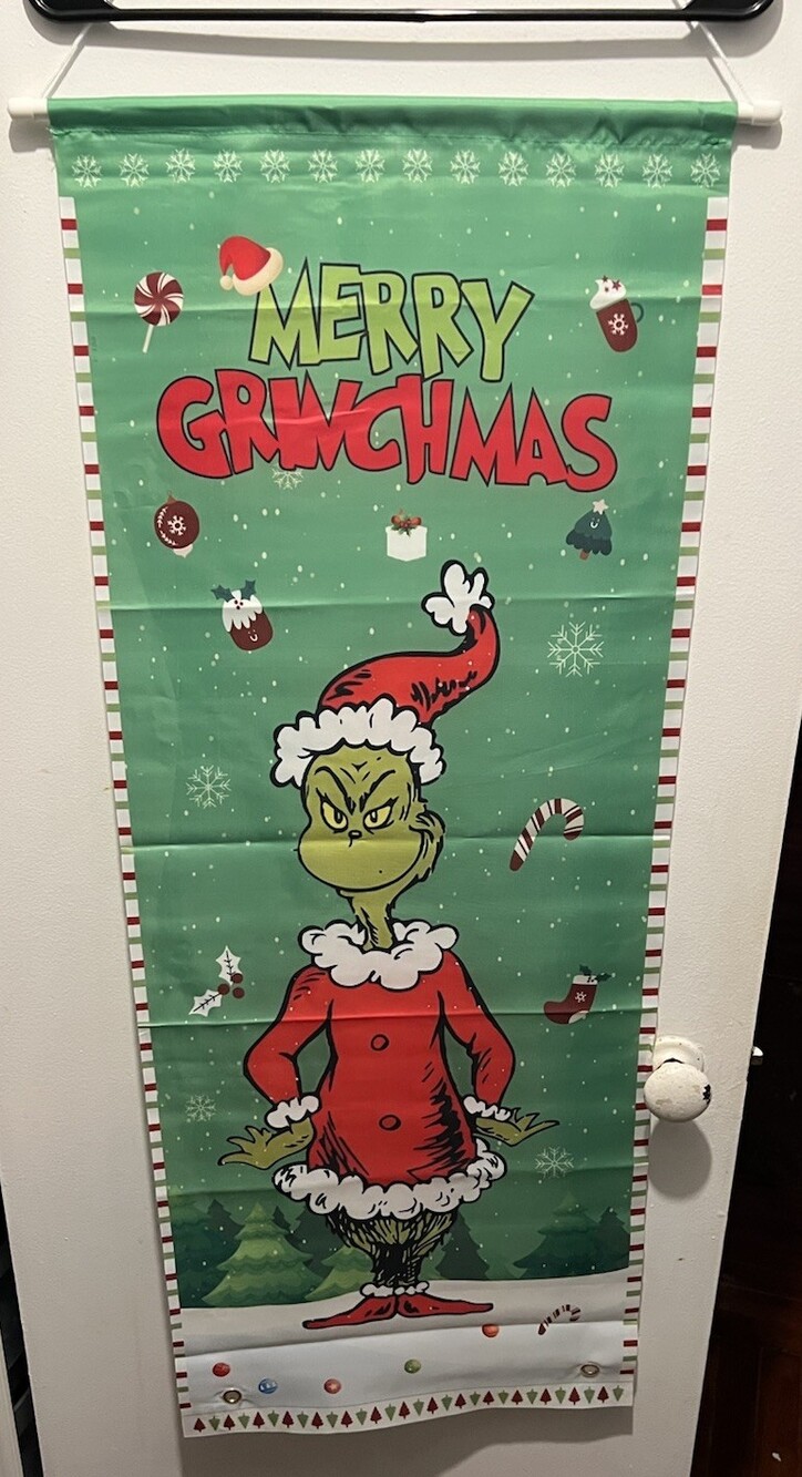 How The Grinch Stole Christmas Hanging Banners Grinch + Christmas Tree 39’’